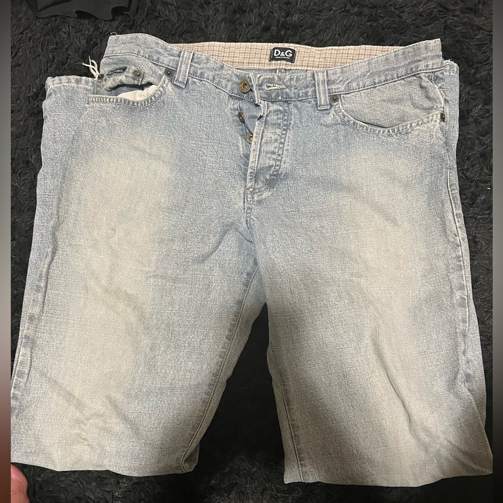 Men’s D&G light Denim Jeans. Boot cut. Size 36.